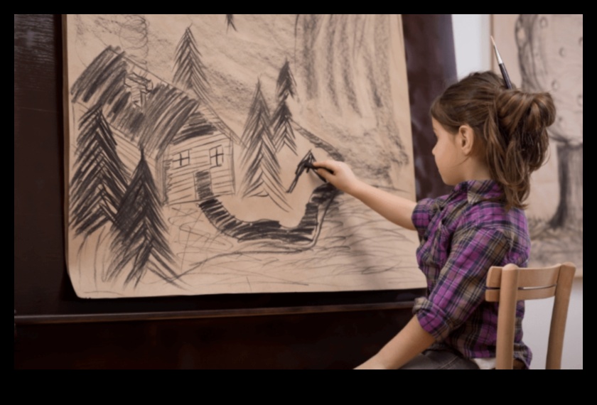 رسم الفحم: إتقان أساسيات الفن التعبيري