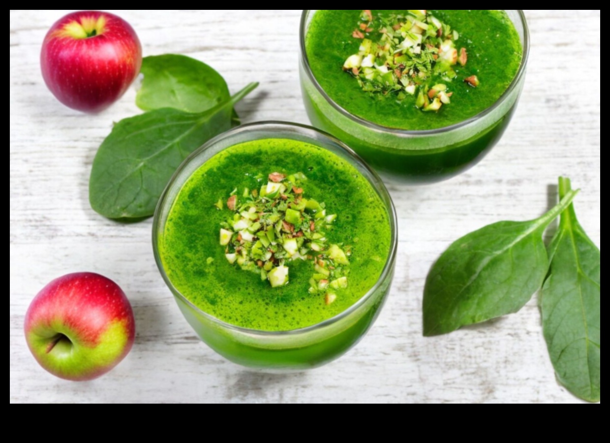 أخضر وهادئ: تغذية جسمك وعقلك بعصائر الخضروات المهدئة