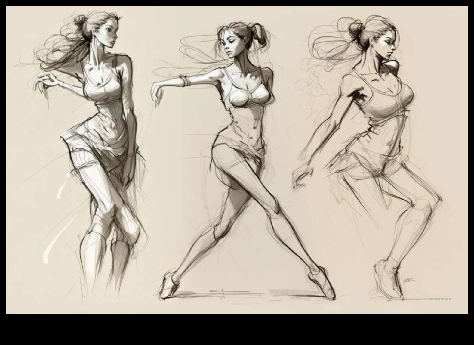 فن الإيماءات: التقاط الحركة في الرسومات الشكلية