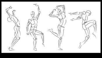 فن الإيماءات: التقاط الحركة في الرسومات الشكلية