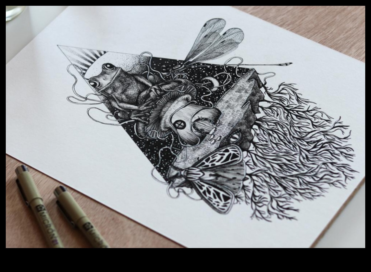 العالم بالحبر: استكشاف وجهات نظر توضيحية متنوعة