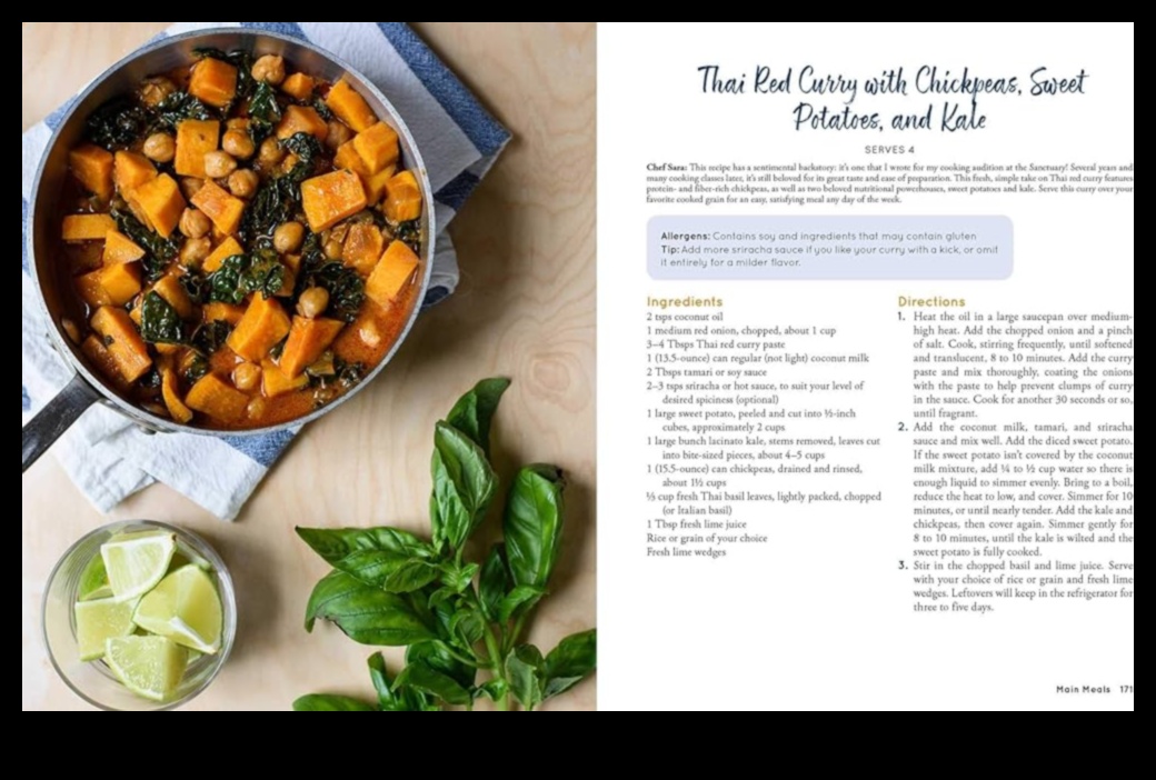 المطبخ الرحيم: سيمفونية من النكهات النباتية