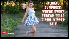 روعة الأزهار: تألقي بأناقة مع ملابس الصيف الأنيقة