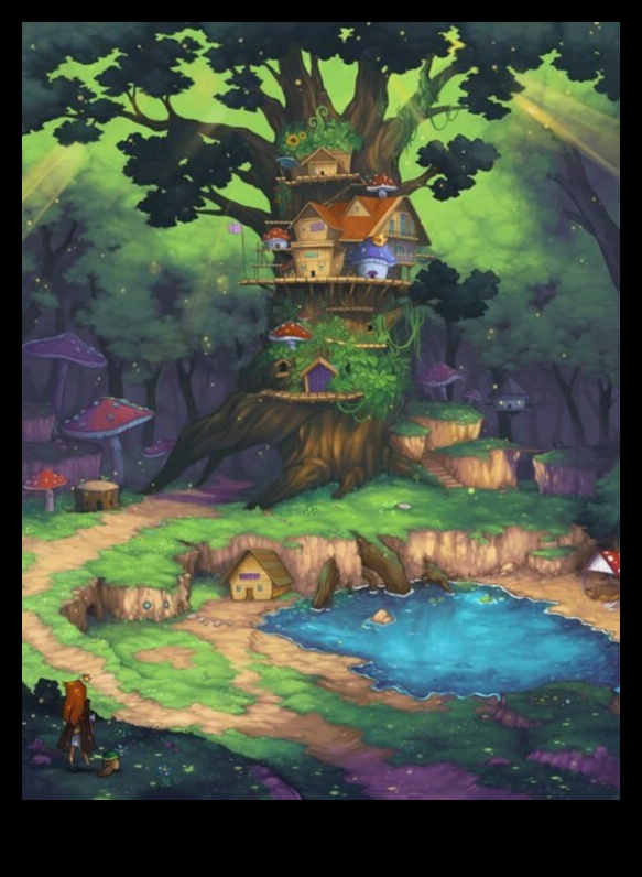 عوالم غريب الاطوار: صياغة المناظر الطبيعية الخيالية في مانغا