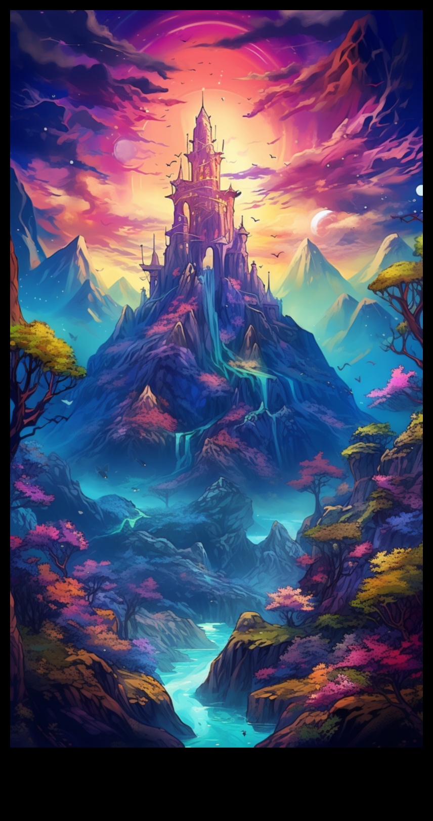 عوالم غريب الاطوار: صياغة المناظر الطبيعية الخيالية في مانغا