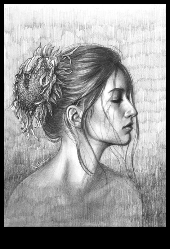 بورتريه الجرافيت: رسم العاطفة والشخصية