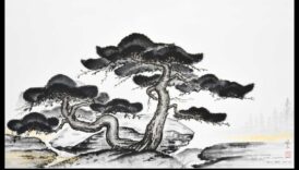 الصفاء بالحبر: التقاط مشاهد هادئة باستخدام القلم والفرشاة