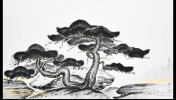 الصفاء بالحبر: التقاط مشاهد هادئة باستخدام القلم والفرشاة