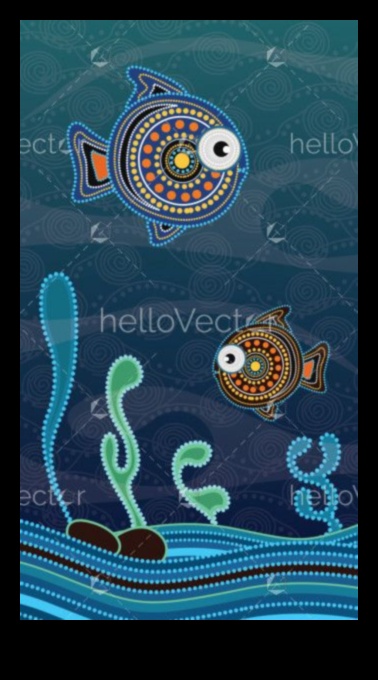 استمرار الفن المائي: الأسماك في فن السكان الأصليين والتعبير الثقافي