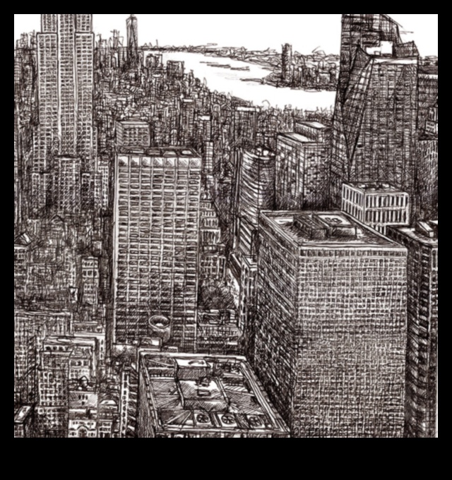 خطوط الأفق بالحبر: إنشاء رسومات مذهلة لمناظر المدينة
