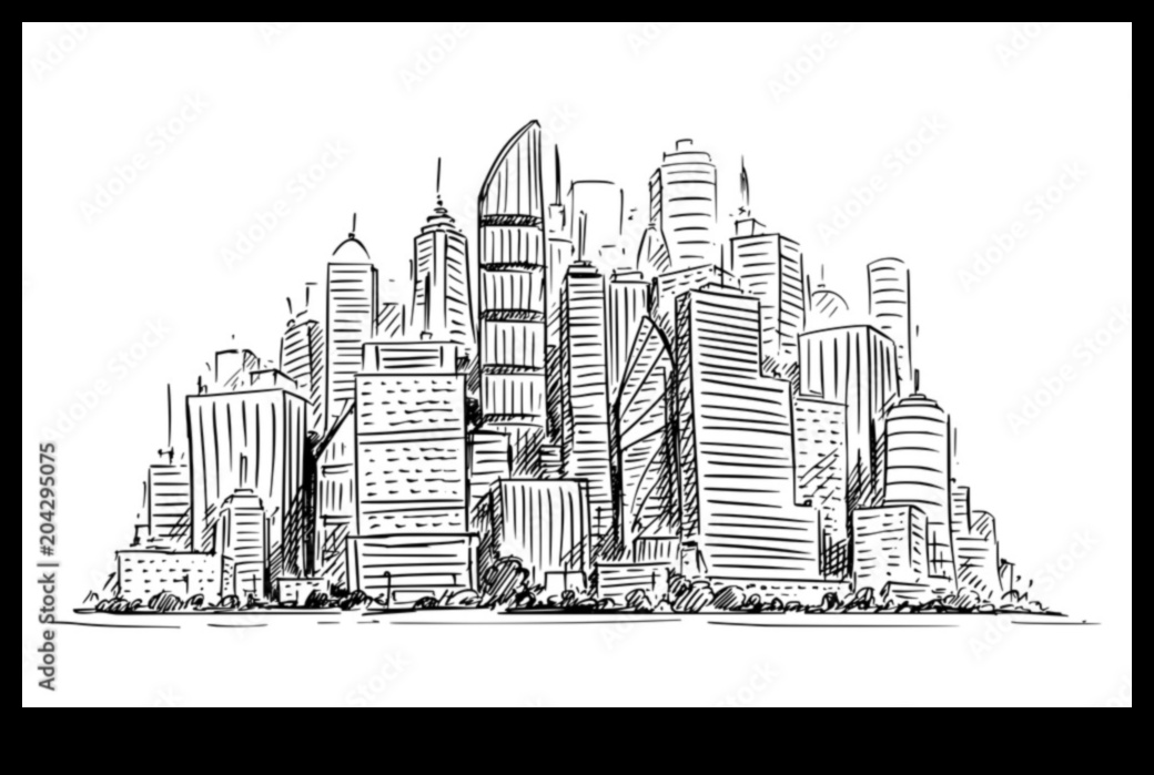 خطوط الأفق بالحبر: إنشاء رسومات مذهلة لمناظر المدينة