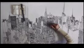 خطوط الأفق بالحبر: إنشاء رسومات مذهلة لمناظر المدينة