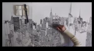 خطوط الأفق بالحبر: إنشاء رسومات مذهلة لمناظر المدينة