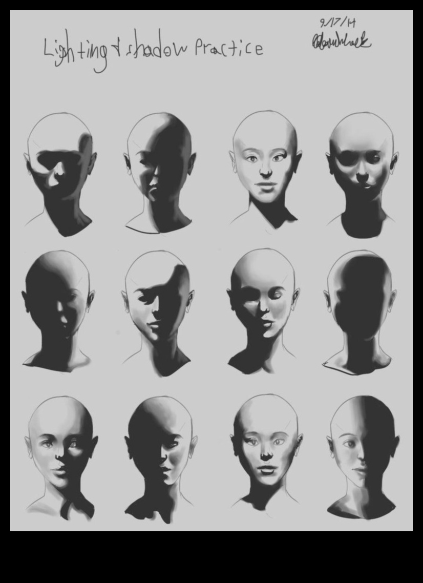 رسم الظلال والضوء: تحقيق الدراما في فن الحبر