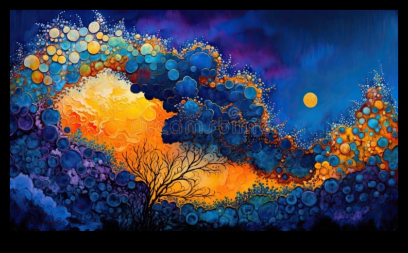 اندماج الباستيل والحبر: استكشاف المجموعات الديناميكية