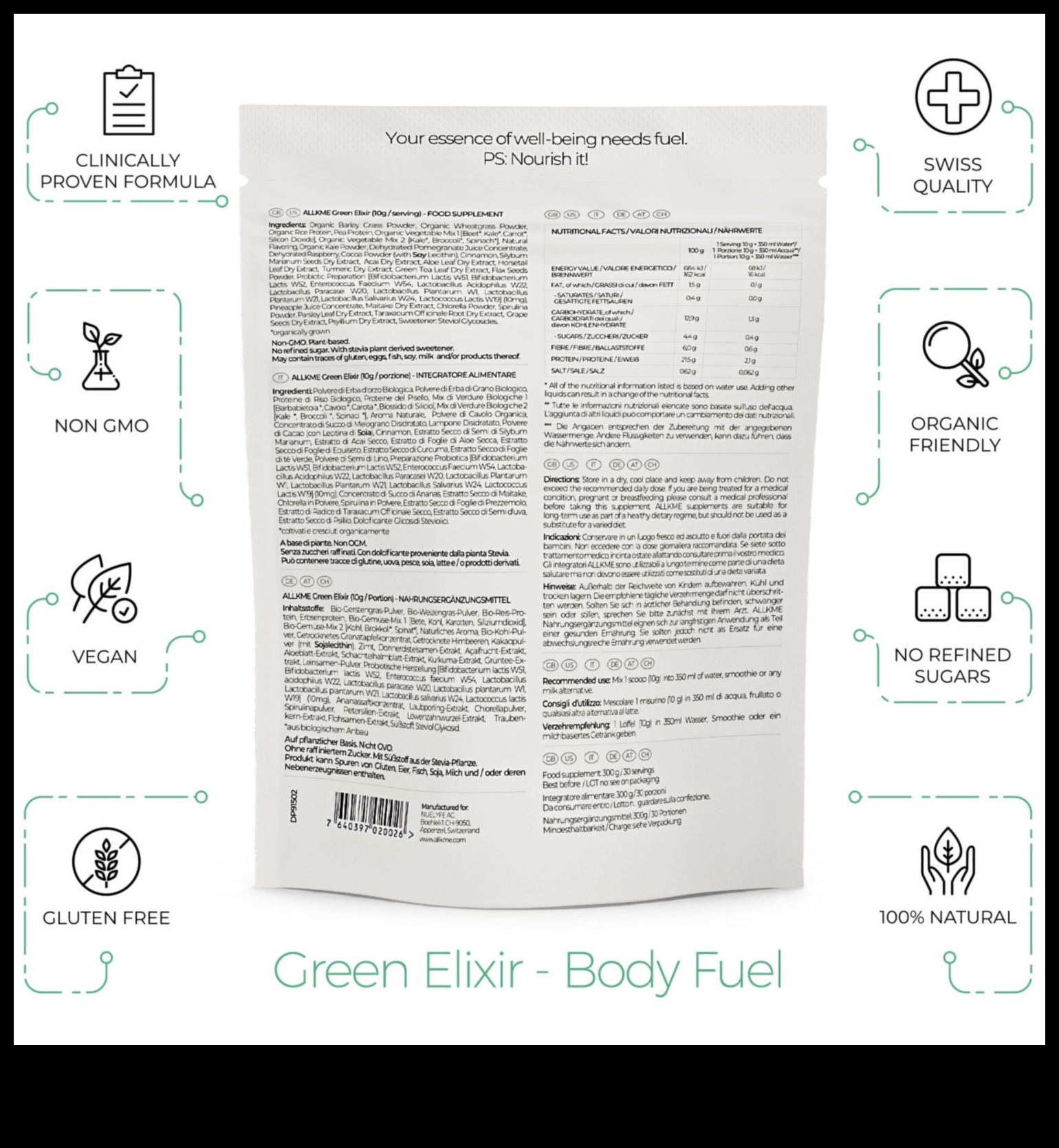 التحديث وإعادة الشحن: تغذية جسمك بإكسير منخفض السعرات الحرارية