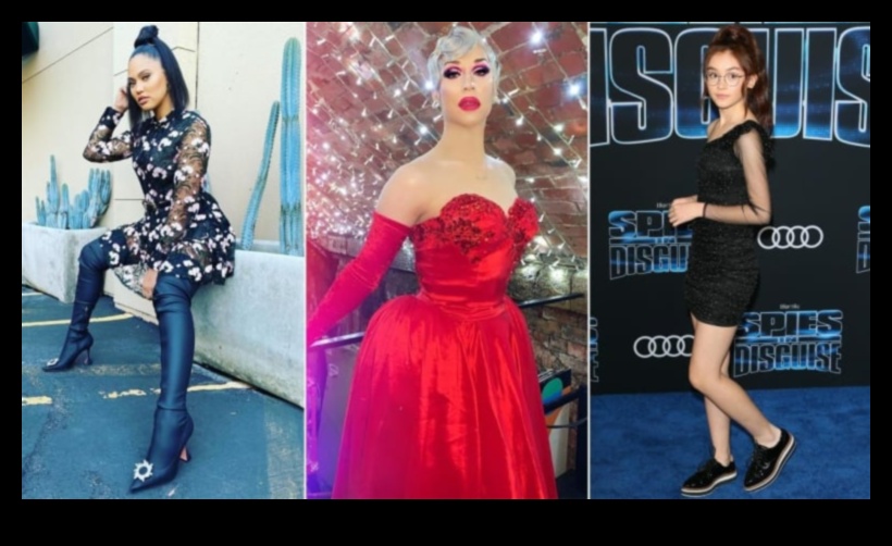 بريق وافر: ملابس المشاهير للأزياء المذهلة